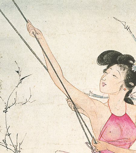 荆州-胡也佛的仕女画和最知名的金瓶梅秘戏图